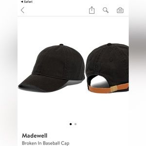 Madewell Broken-In Baseball Cap